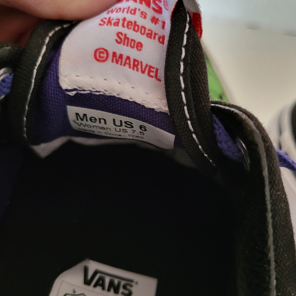 Marvel Hulk Vans Era Mens 6, Womens 7.5 - Picture 10 of 10